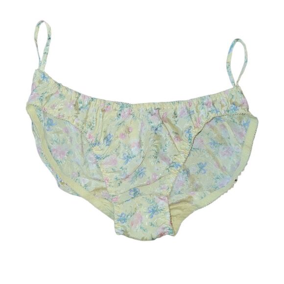 NWOT Vintage Tryse Lingerie Floral Camisole Panty Set with Matching Hanger S - Picture 7 of 11